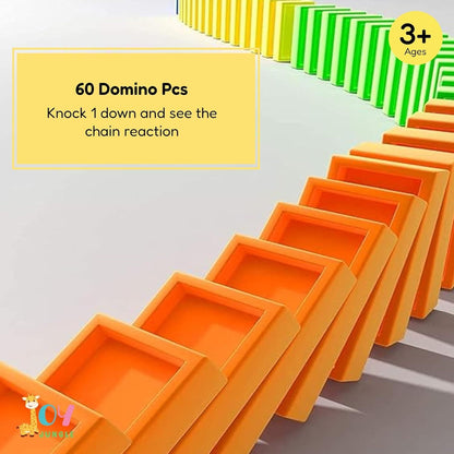 Train Toy Domino Set for Kids BPA Free Plastic with Sound Effects